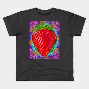 Psychedelic Strawberry Kids T-Shirt